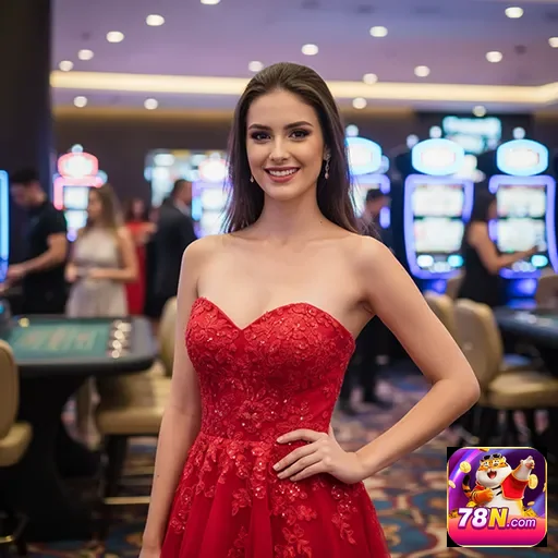 Ilustração de Experiência Atraente em Jogos de Slots