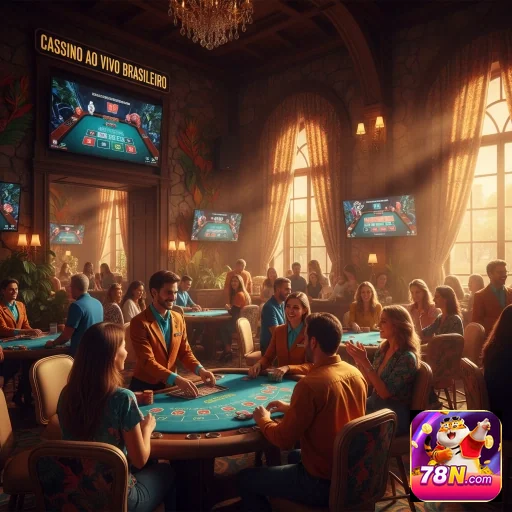 Ilustração de Diversão e Emoção em Slots